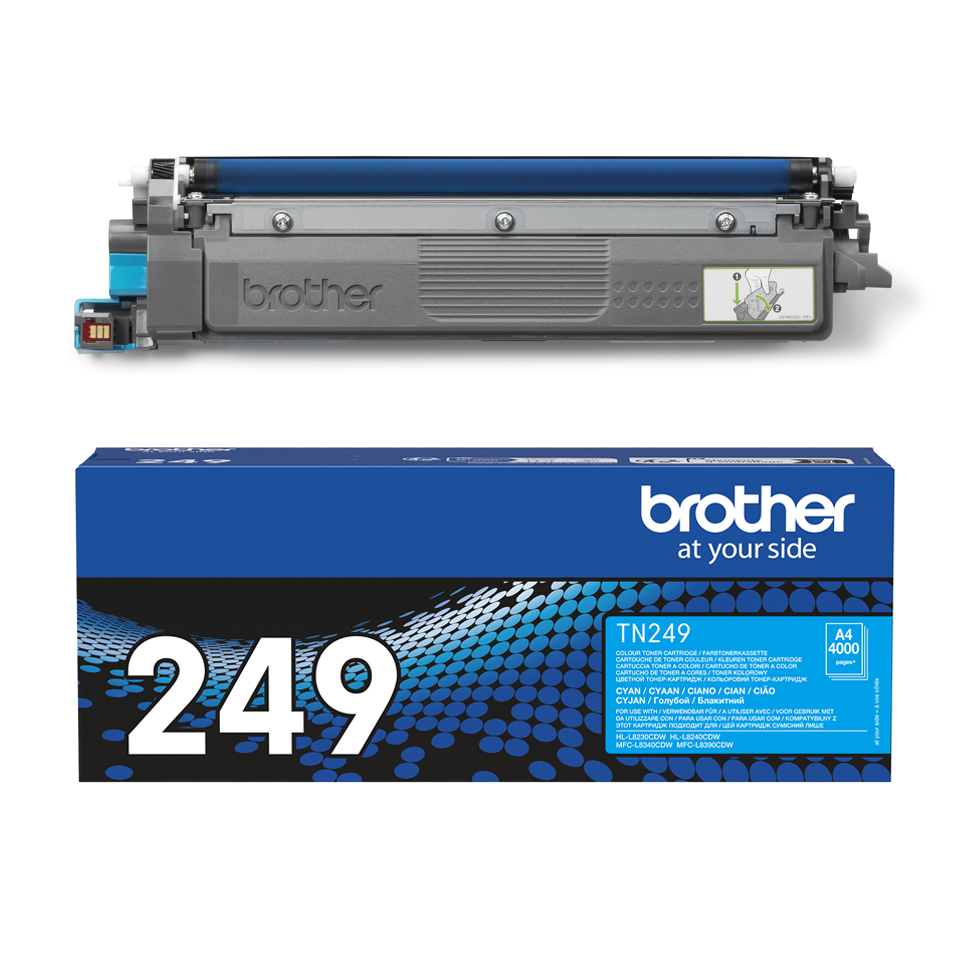 Toner Cartridge - Tn249c - 4000 Pages - Cyan