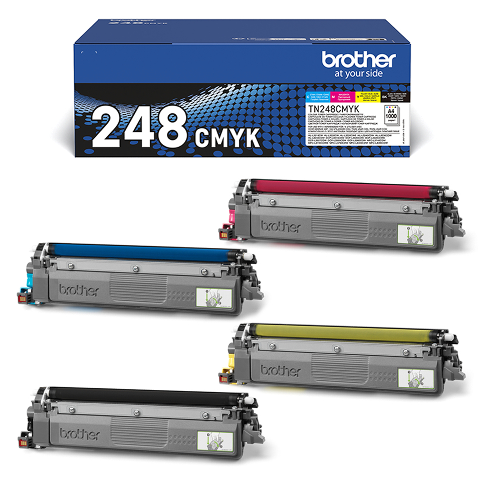 Toner Cartridge - Tn248val - Value Pack - Cyan / Magenta / Yellow / Black