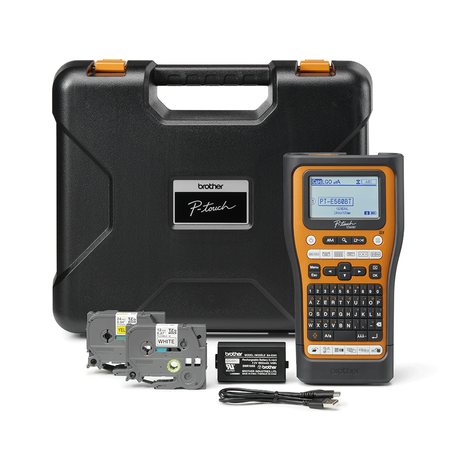 Pt-e560btvp - Handheld Label Printer - Thermal Transfer - 24mm - USB / Bluetooth - Azerty