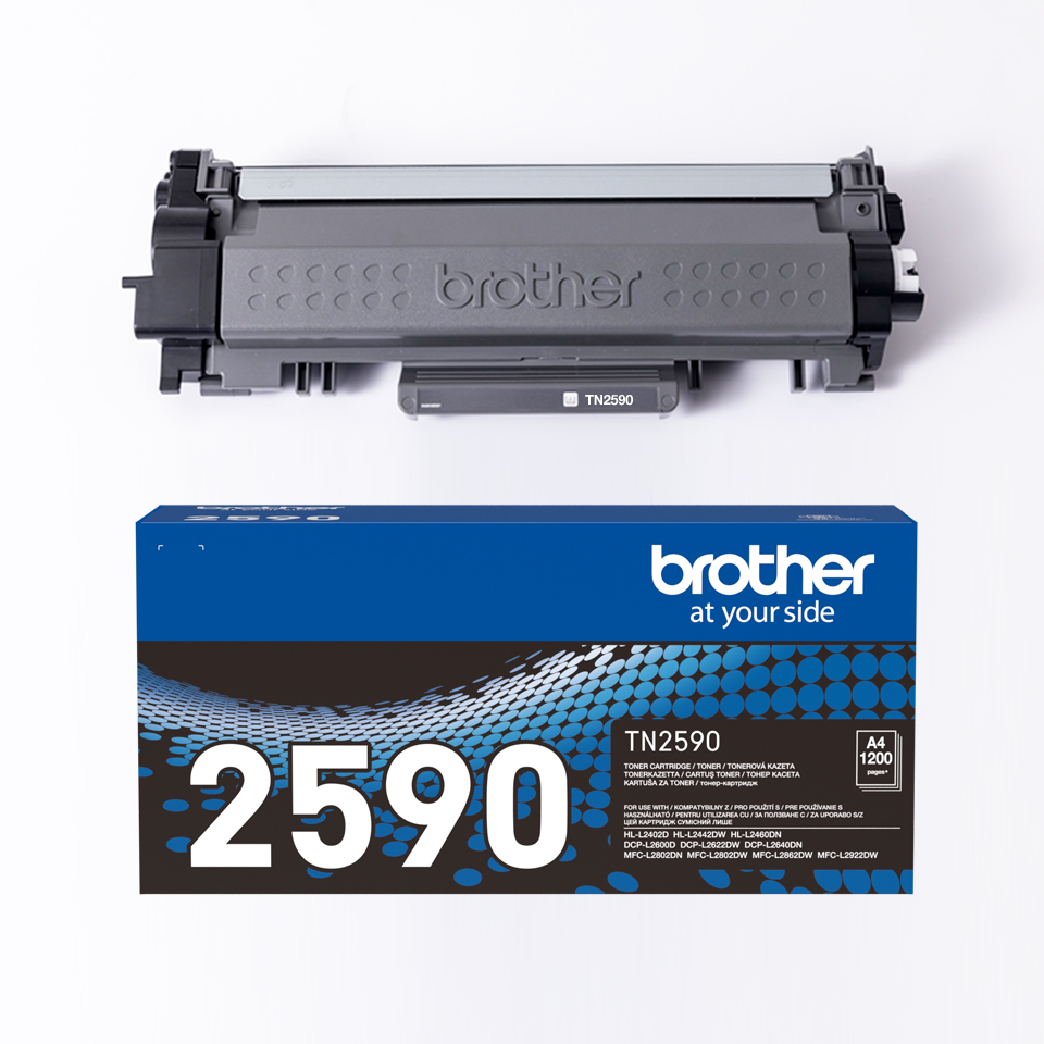 Toner Cartridge - Tn2590 - 1200 Pages - Black