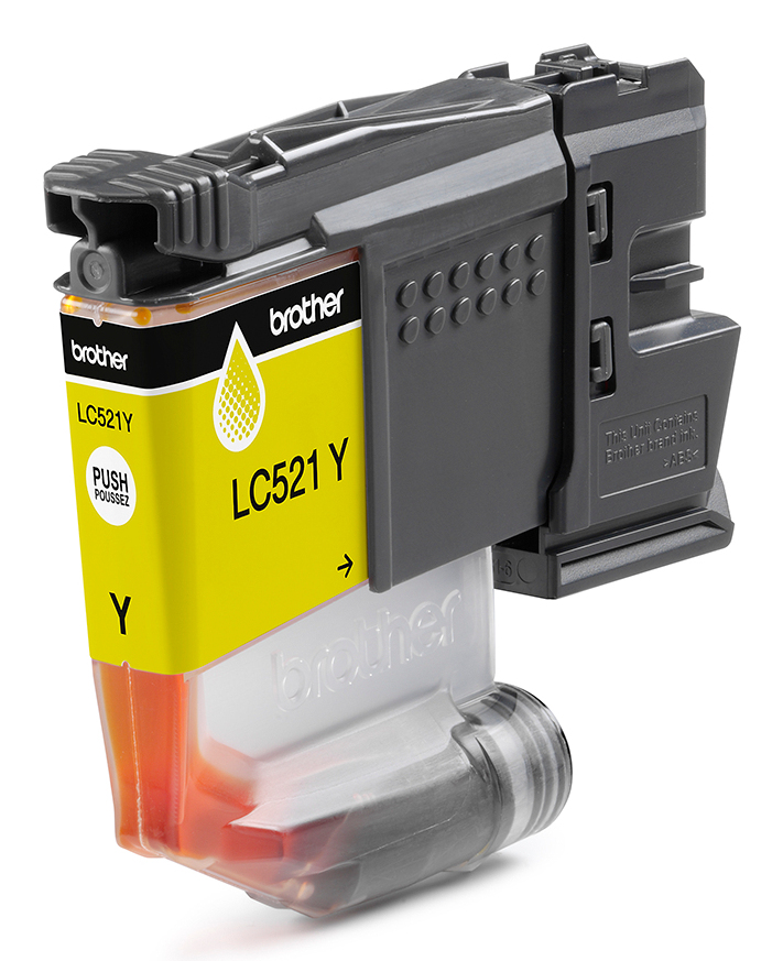 Ink Cartridge - Lc521y - 500 Pages - Yellow