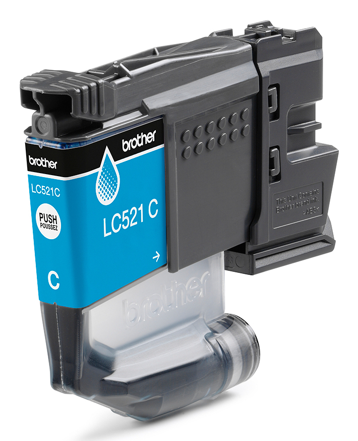Ink Cartridge - Lc521c - 500 Pages - Cyan