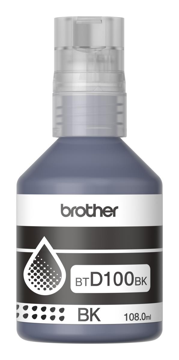 Ink Bottle - Btd100bk - 7500 Pages - Black