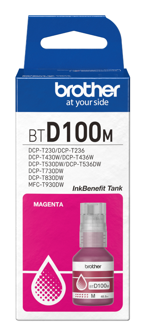 Ink Bottle - Btd100m - 5000 Pages - Magenta