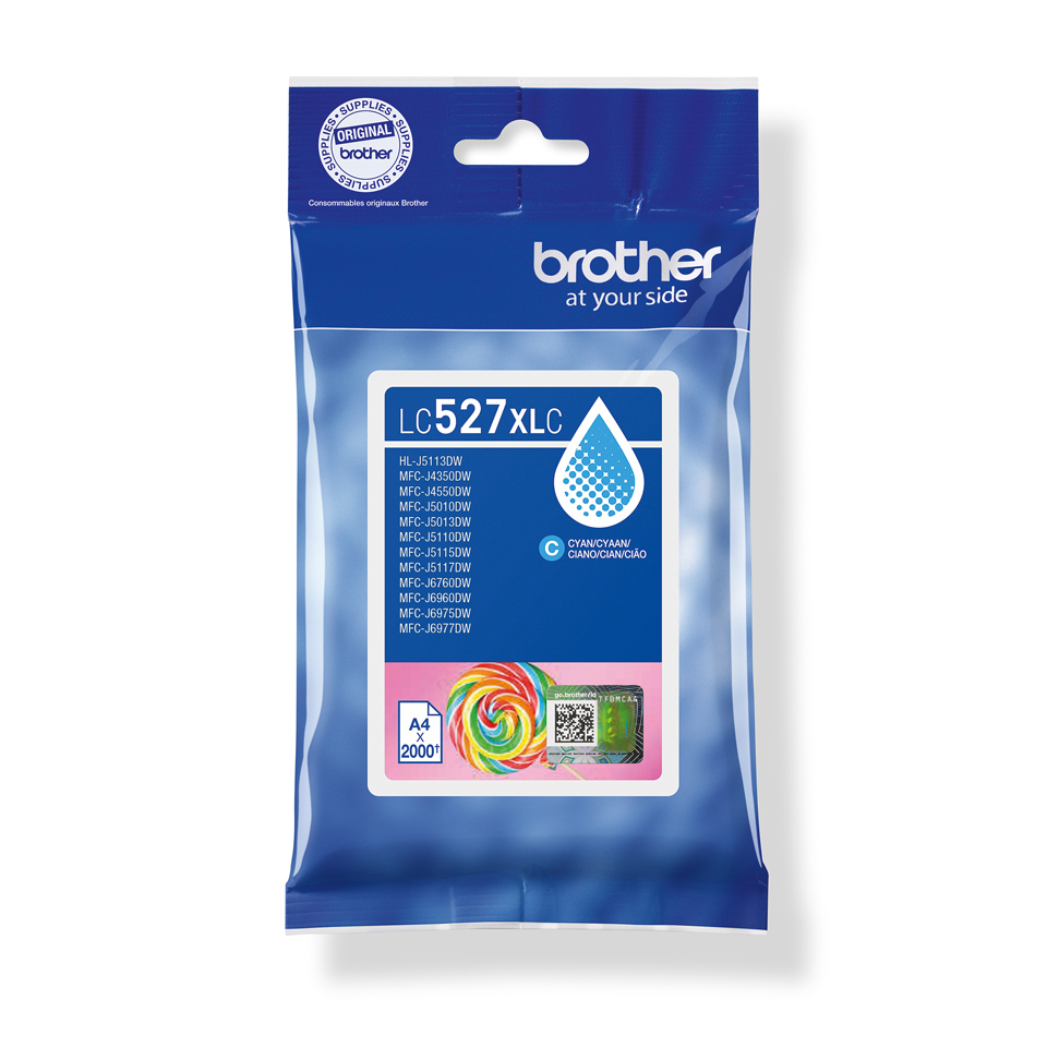 Ink Cartridge - Lc527xlc - High Capacity - 2000 Pages - Cyan
