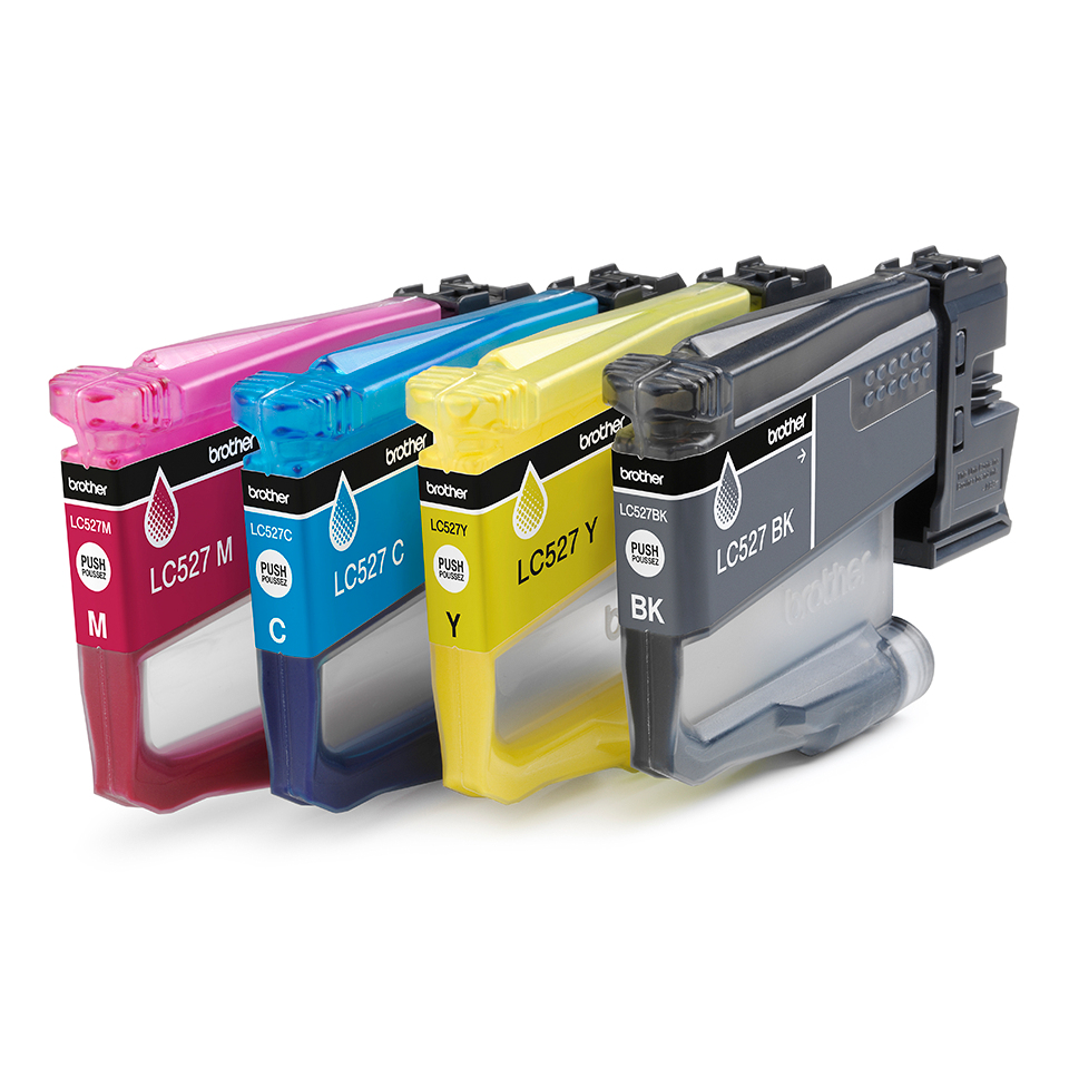 Ink Cartridge - Lc527val Value Pack - 1300 Pages - Black / 900 Pages - Cyan, Yellow, Magenta