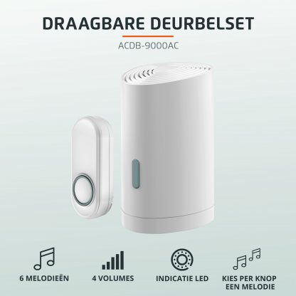 ACDB-9000AC GONG (BATTERIJ)+DRUKKER