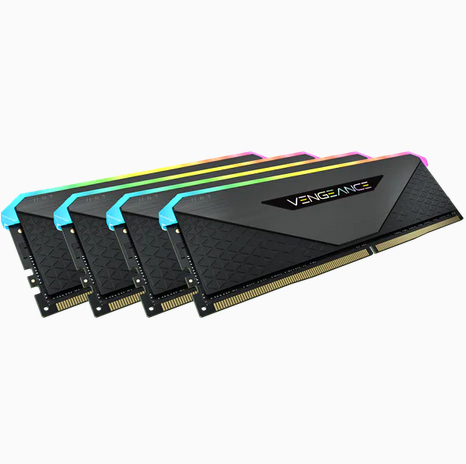 DDR4 3200MHz 32GB 4x8GB DIMM Unbuffered16-20-20-38 XMP 2.0 VENGEANCE RGB RT Heatspreader RGB LED 1.3