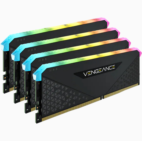 DDR4 3200MHz 32GB 4x8GB DIMM Unbuffered16-20-20-38 XMP 2.0 VENGEANCE RGB RS Heatspreader RGB LED 1.3