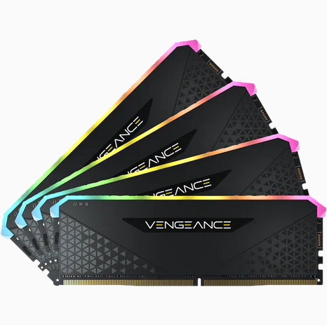DDR4 3200MHz 32GB 4x8GB DIMM Unbuffered16-20-20-38 XMP 2.0 VENGEANCE RGB RS Heatspreader RGB LED 1.3