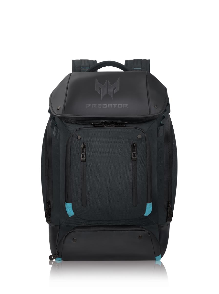 Predator Gaming Utility - 17in Notebook Backpack - Black Teal / 1680d Ballistic Polyeste Fabric