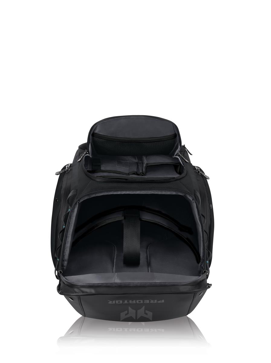 Predator Gaming Utility - 17in Notebook Backpack - Black Teal / 1680d Ballistic Polyeste Fabric