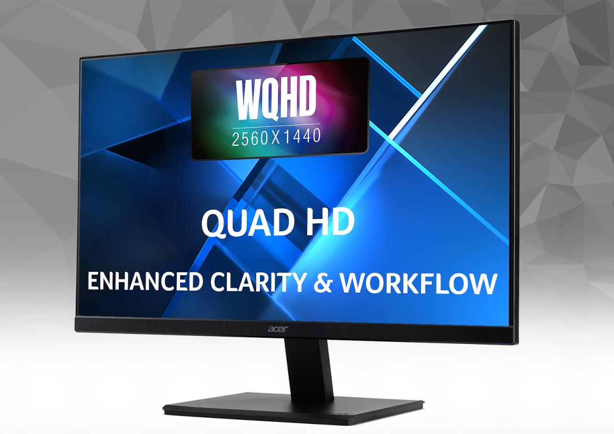Desktop Monitor - V277ubmiipx - 27in - 2560 X 1440 (wqhd) - IPS 4ms 16:9 LED Backlight Zero Frame