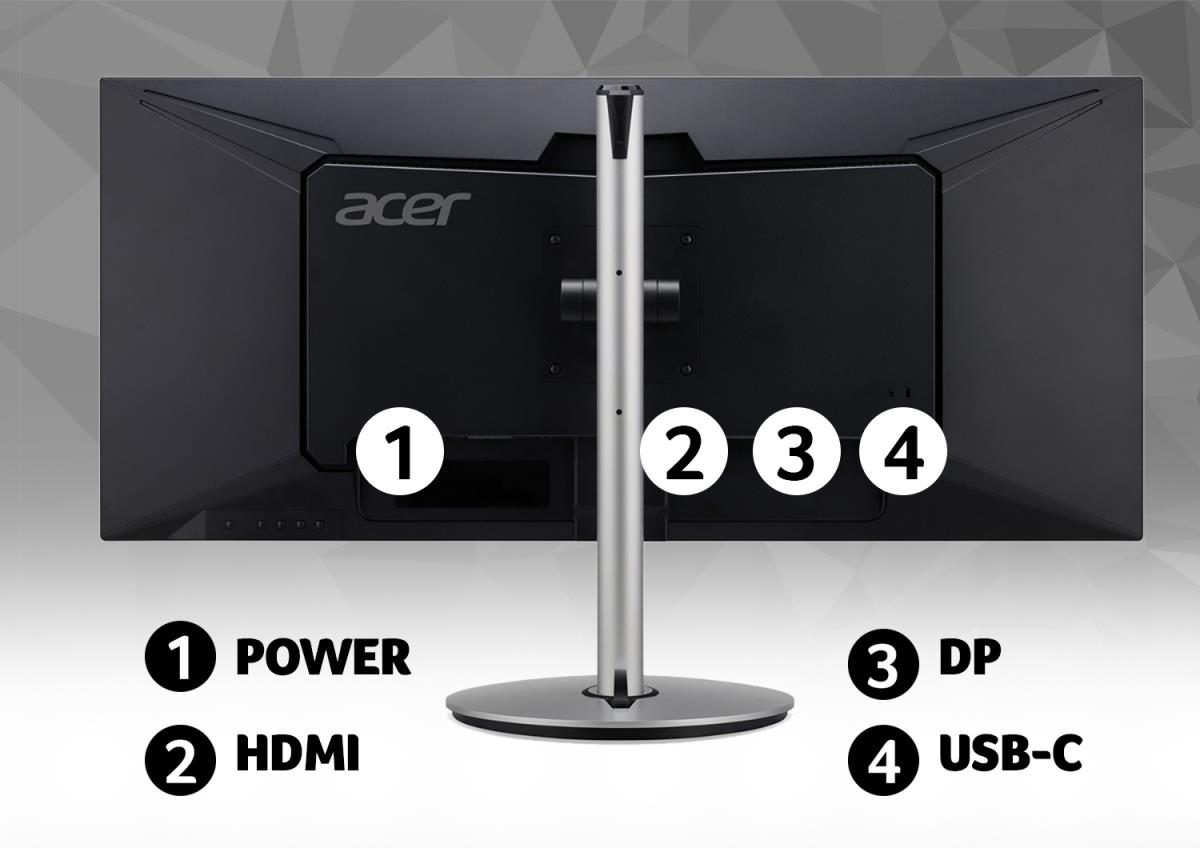 Desktop USB-c Monitor - Cb342ckcsmiiphuzx - 34in - 3440 X 1440 (qhd) - IPS 1ms 21:9