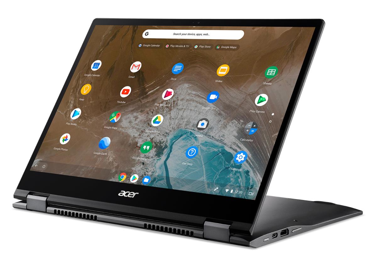 Chromebook Spin 713 Cp713-2w-p00c - 13.5in - 6405u - 4GB Ram - 64GB Flash - Chrome Os - Azerty Belgian