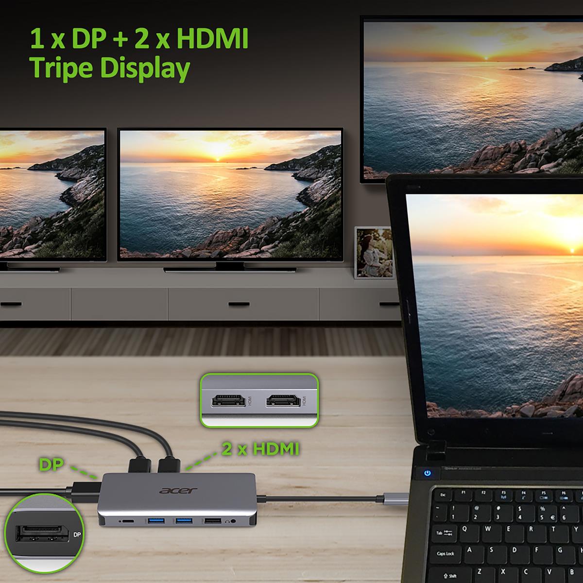 12in1 Type C Dongle Silver