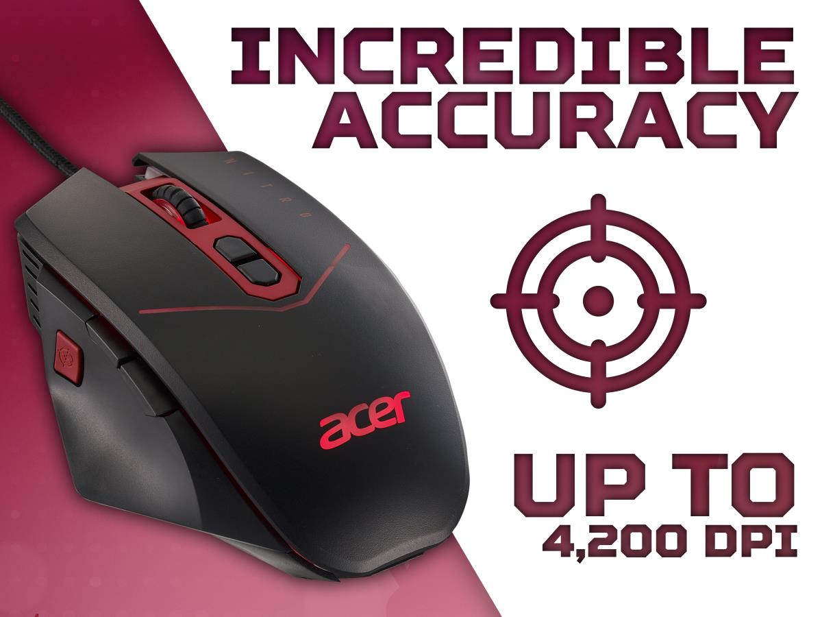 Nitro Gaming Mouse USB Black