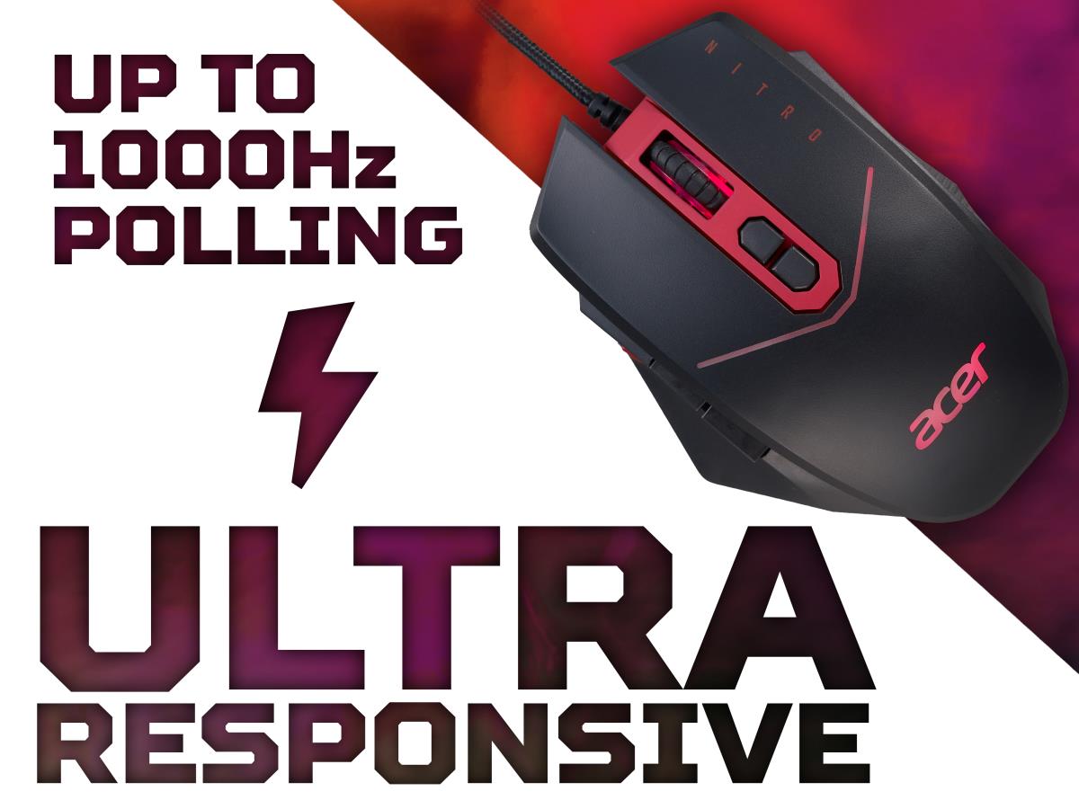 Nitro Gaming Mouse USB Black