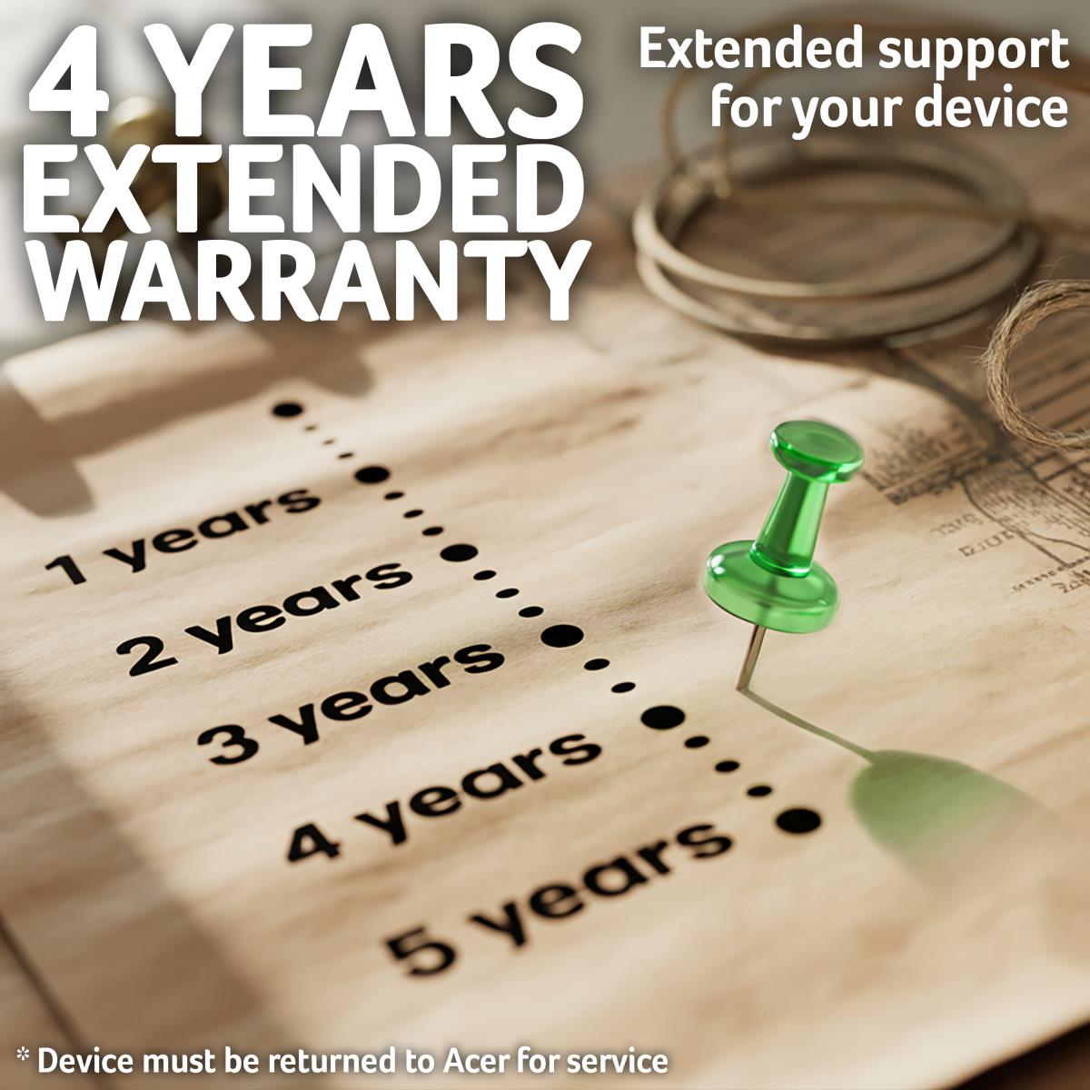 Care Plus Warranty Extension 4 Years Pick Up  Delivery (1st Itw) + 4 Years Equipment Protection (sv.enba0.a02)