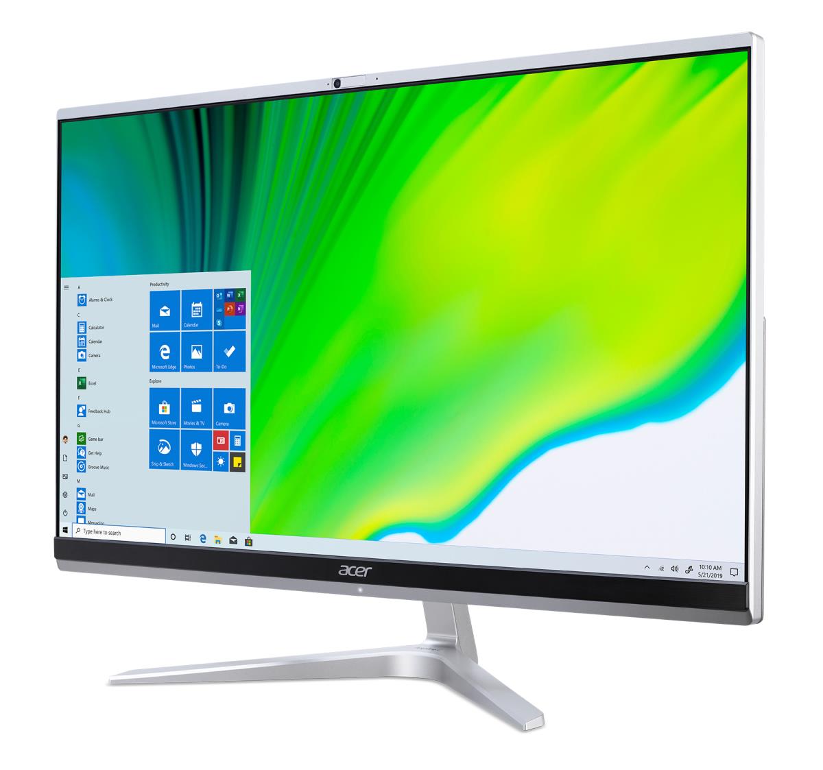 Aspire (c24-1650 i5522 Be) All In One - 23.8in - i5 1135g7 - 8GB Ram - 1TB SSD - Win10 Home - Azerty Belgian
