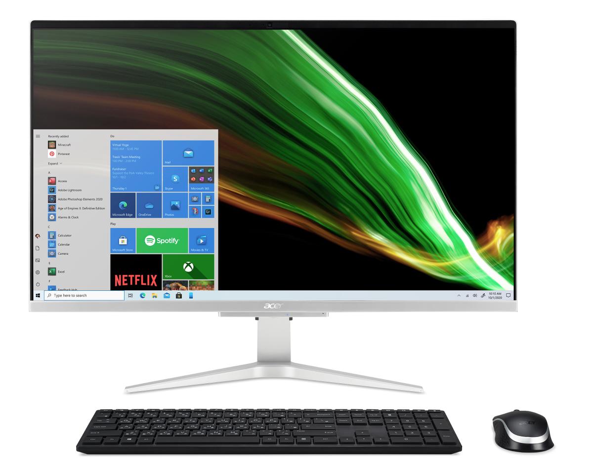 Aspire C27 (1655 i7804 Be) - 27in - i7 1165g7 - 16GB Ram - 1TB SSD - Win11 Home - Azerty Belgian