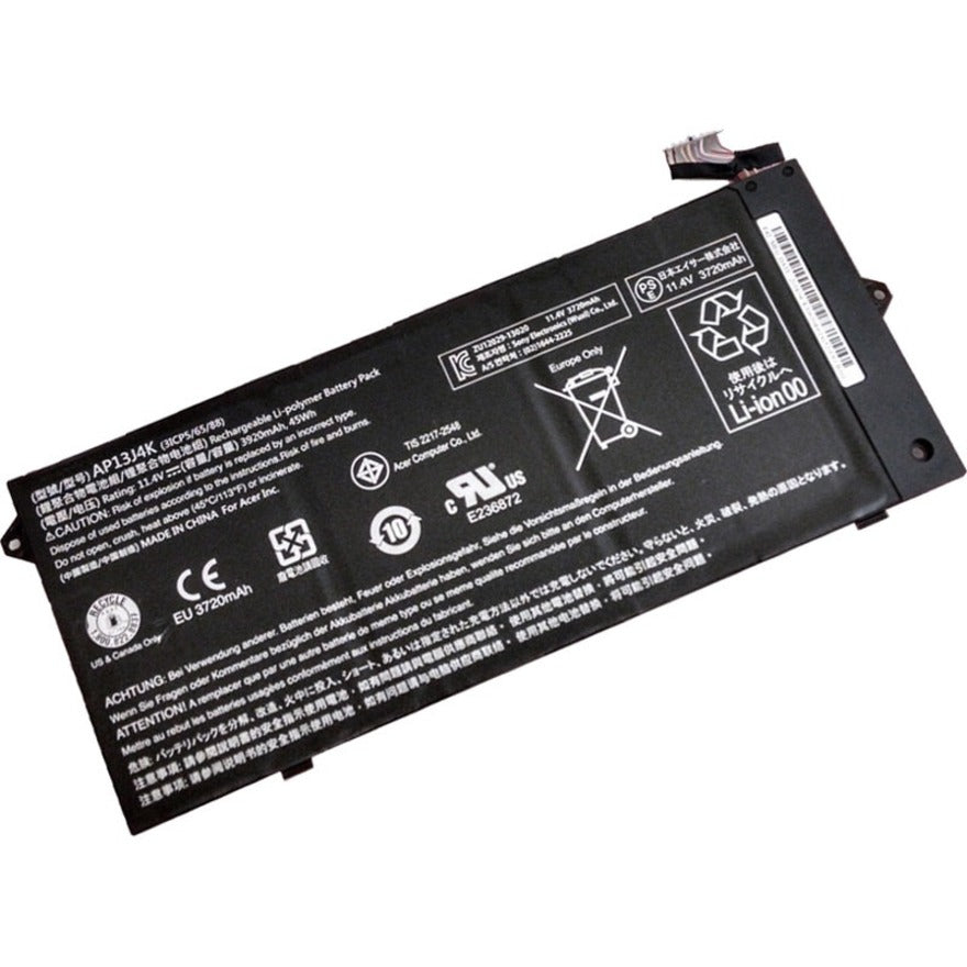 Replacement 3 Cell Battery For Acer Chromebook C720 C740 With 40mm Battery Cable Replacing Oem