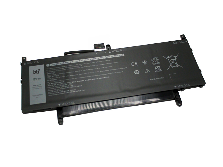 Replacement 4 Cell Battery For Dell Latitude 9510 9510 2-in-1 // 52 Whr