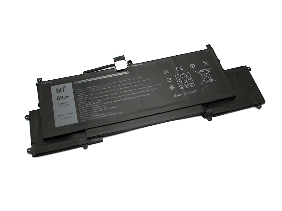 Replacement 6 Cell Battery For Dell Latitude 9510 9510 2-in-1 Replacing Oem Part Numbers Tvkgh