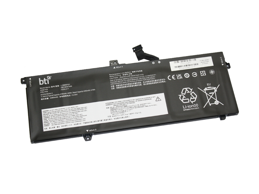 Bti 6c Battery ThinkPad X395 X390 X13 Oem:02dl019