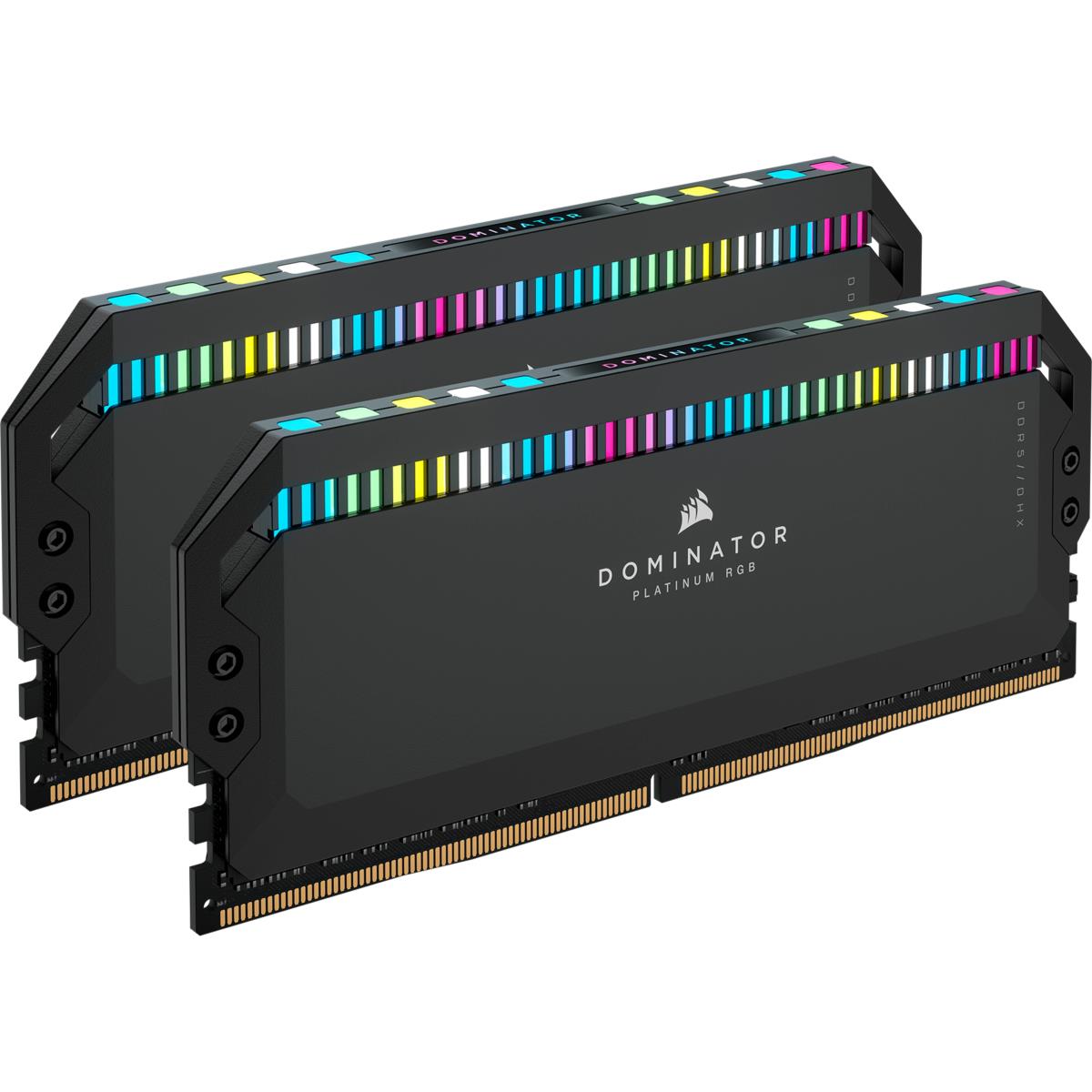 DOMINATOR PLATINUM RGB DDR5 32GB (2x16GB) DDR5 5200 (PC5-41600) C40 1.25V - Black
