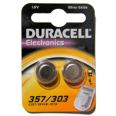 Battery 357/3031.5v Watch 2-pack