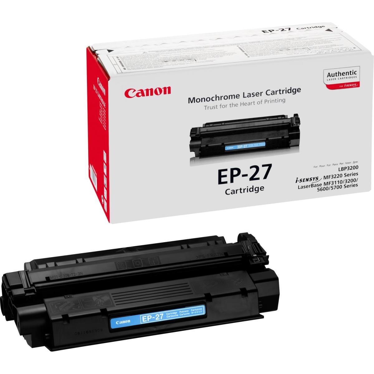 Toner Cartridge - Ep-27 - High Capacity - 2.5k Pages - Black