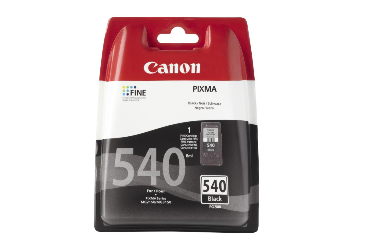 Ink Cartridge - Pg-540 Black Blister W/o Sec