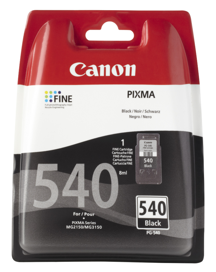 Ink Cartridge - Pg-540 Black Blister W/o Sec