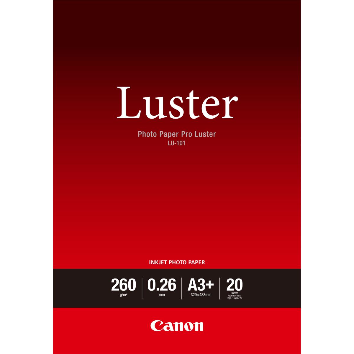 Luster Paper Lu-101 A3+ 20 Sheets