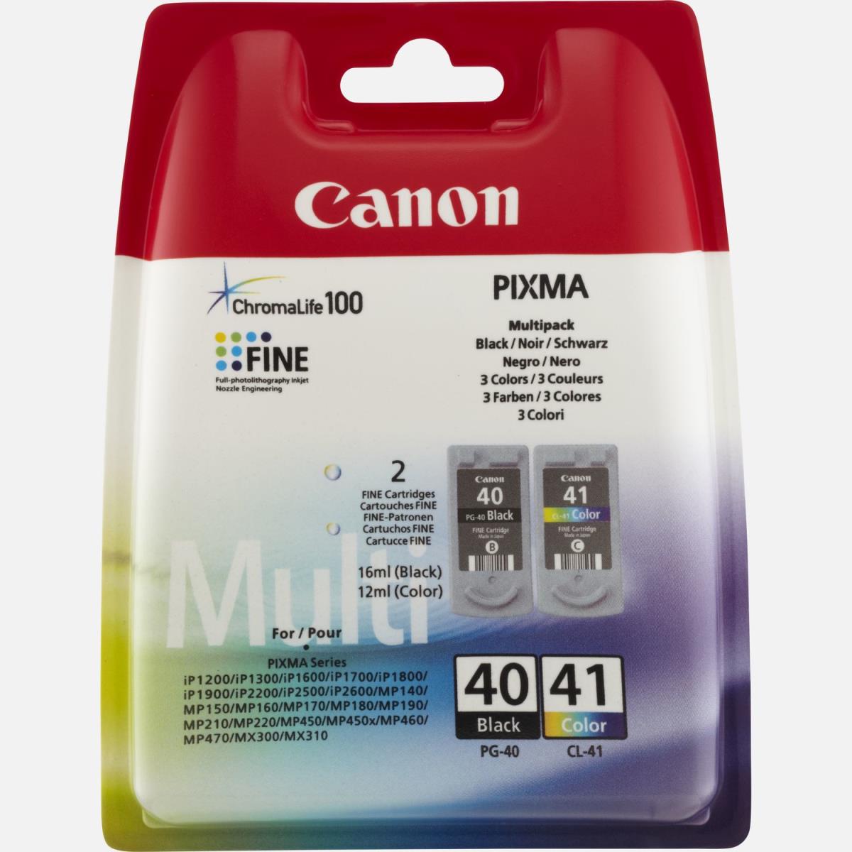 Ink Cartridge - Pg-40 / Cl-41 Multipack Blister