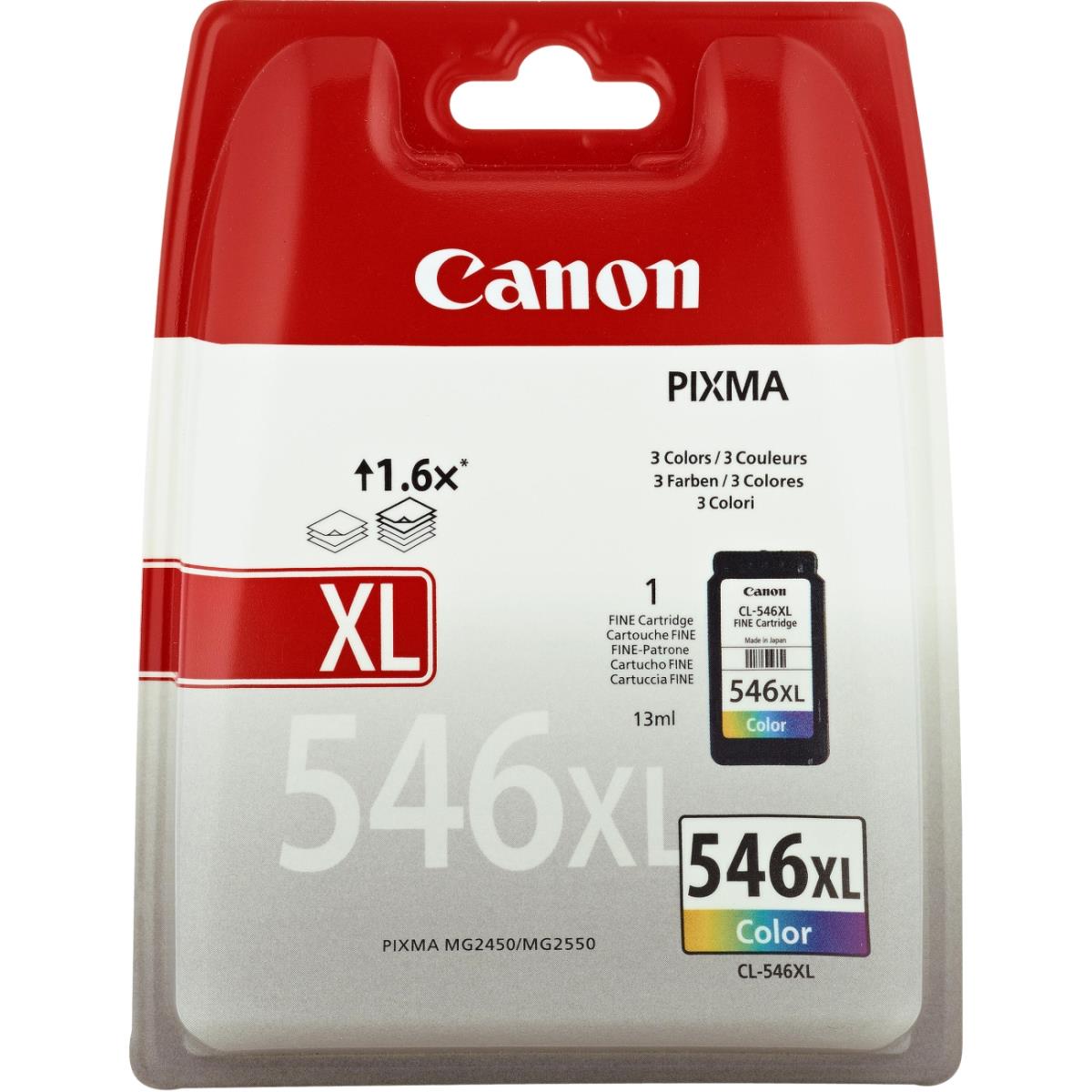Ink Cartridge - Cl-546xl - High Capacity 13ml - 300 Pages - Color