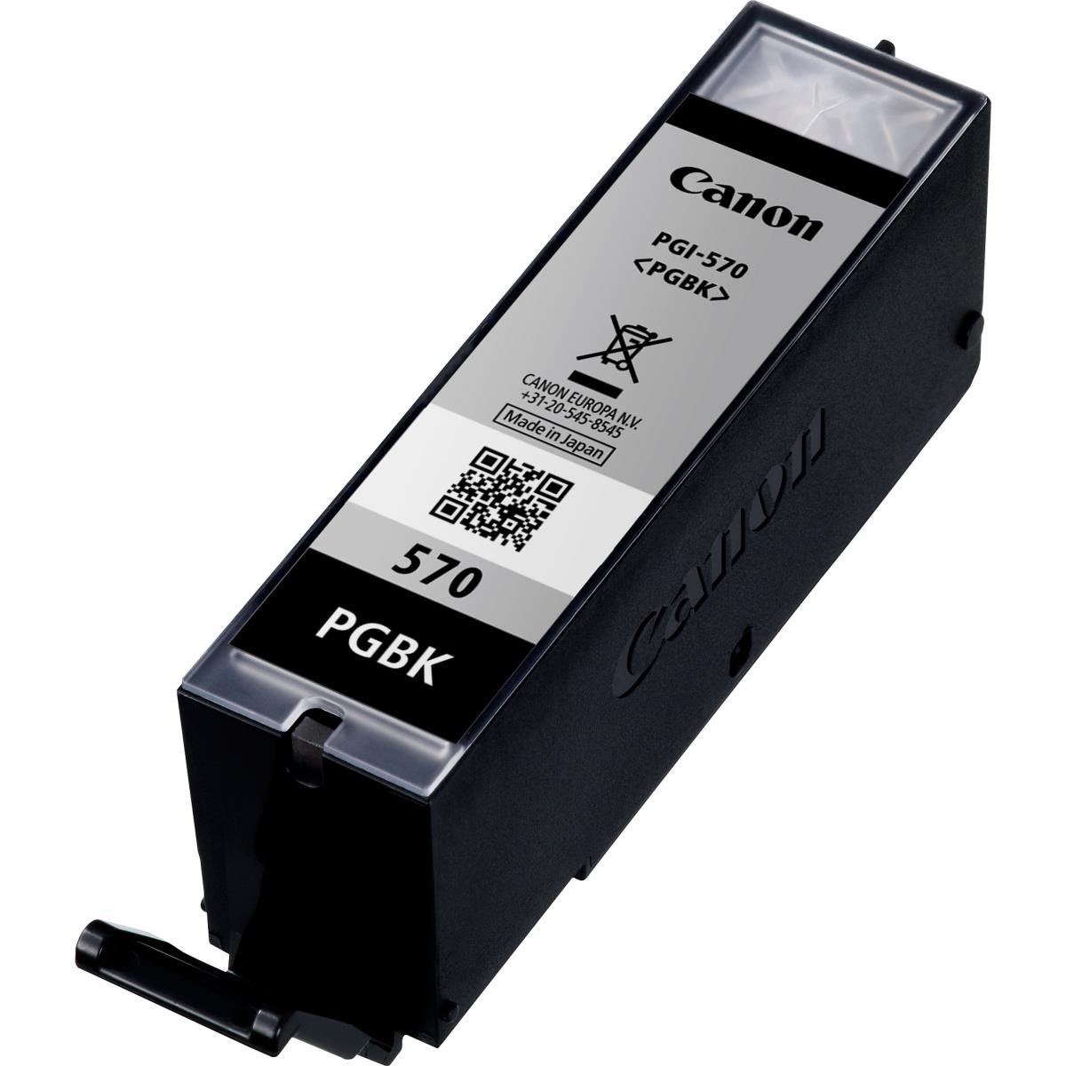 Ink Cartridge - Pgi-570 Pgbk - Standard Capacity 15ml - 300 Pages - Black