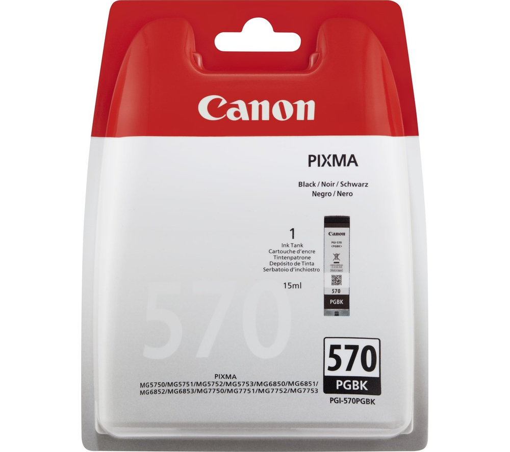 Ink Cartridge - Pgi-570 Pgbk Blister With Security Black
