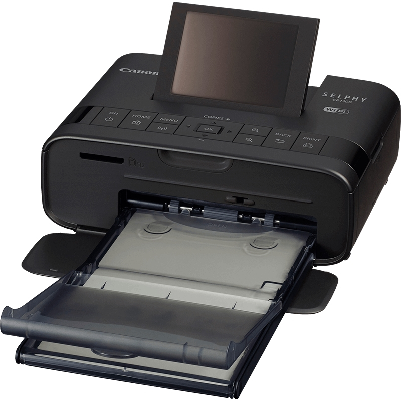 Selphy Cp1300 - Color Printer - Inkjet - 10x15cm - USB / Wi-Fi - Black