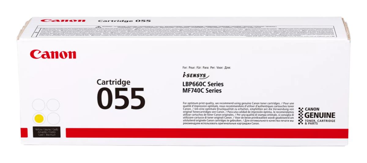 Toner Cartridge - 055 - 2.1k Pages - Yellow
