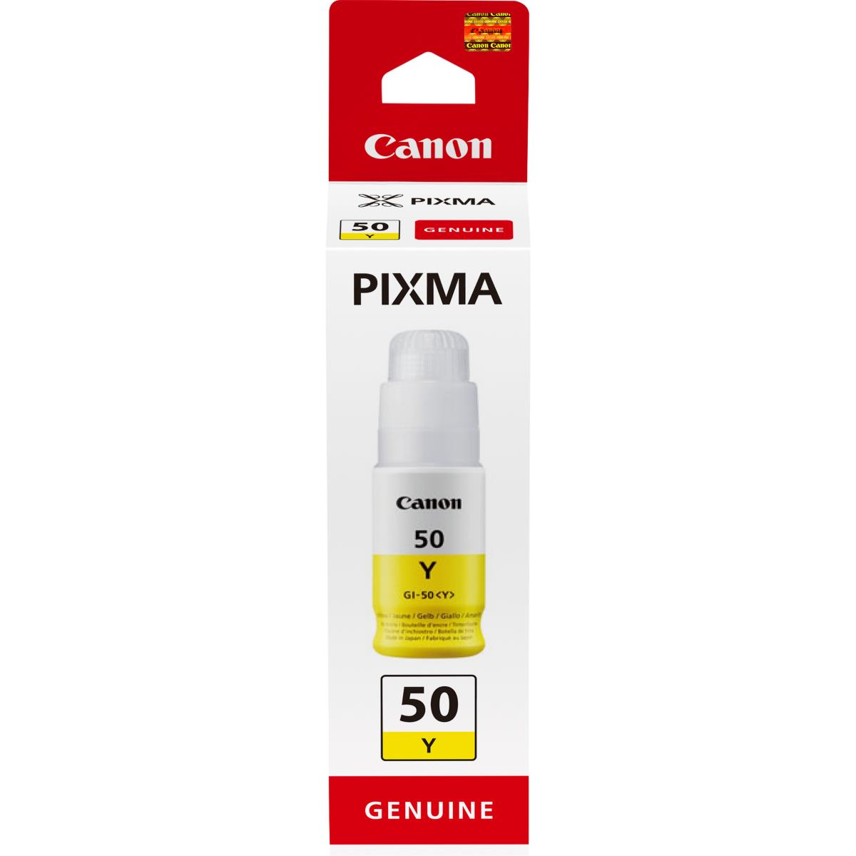 Ink Cartridge - Gi 50 Yellow For Pixma G5050/ G6050/ Gm2050