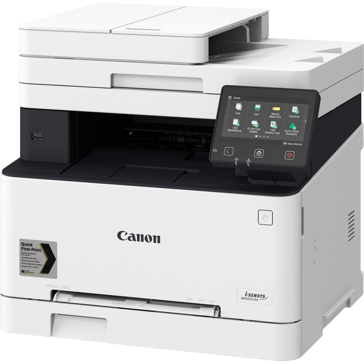 I-sensys Mf643cdw - Color - Multi Function Printer - Laser - A4 - USB/ Ethernet