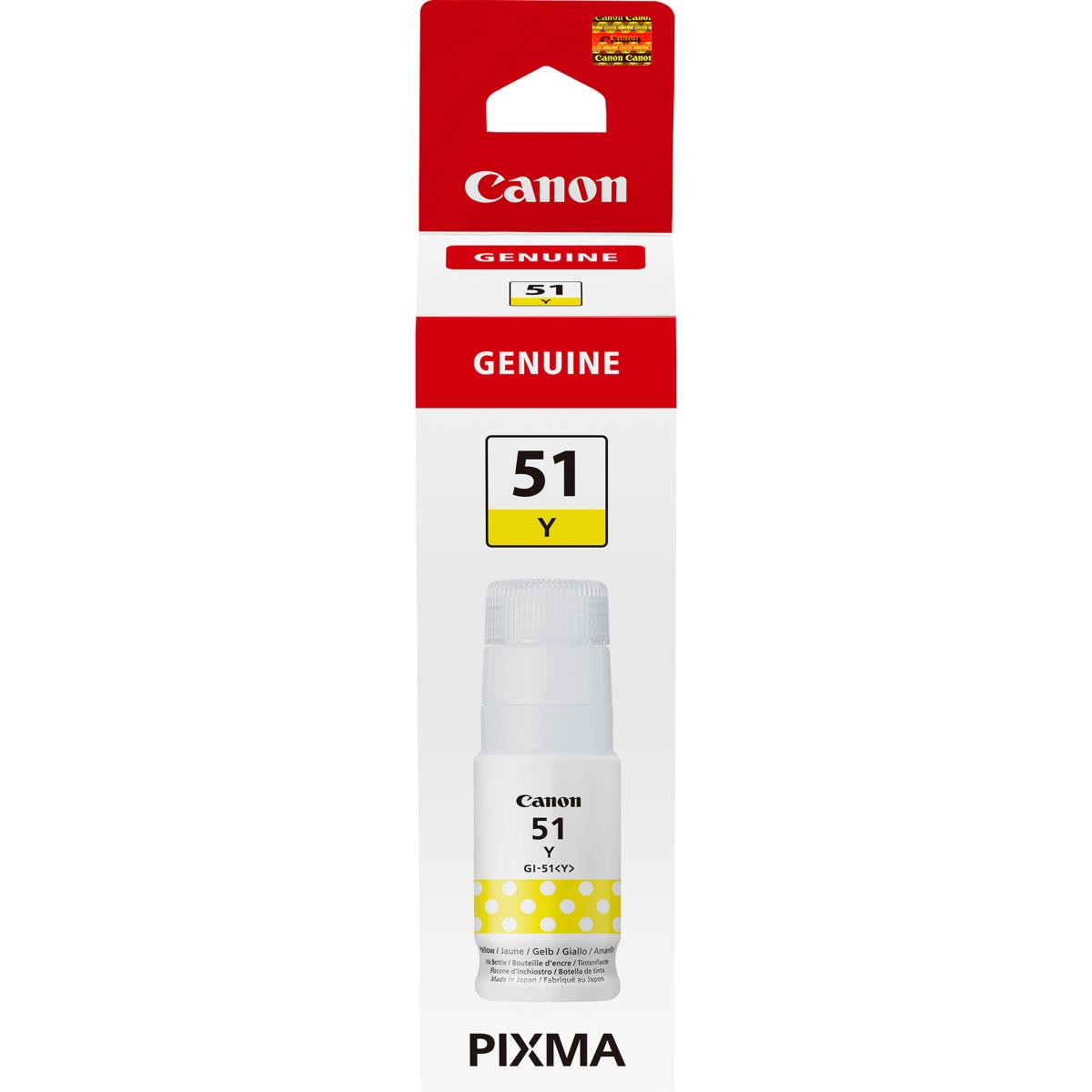 Ink Cartridge - Gi-51 - 7.7k Pages - 70ml - Yellow
