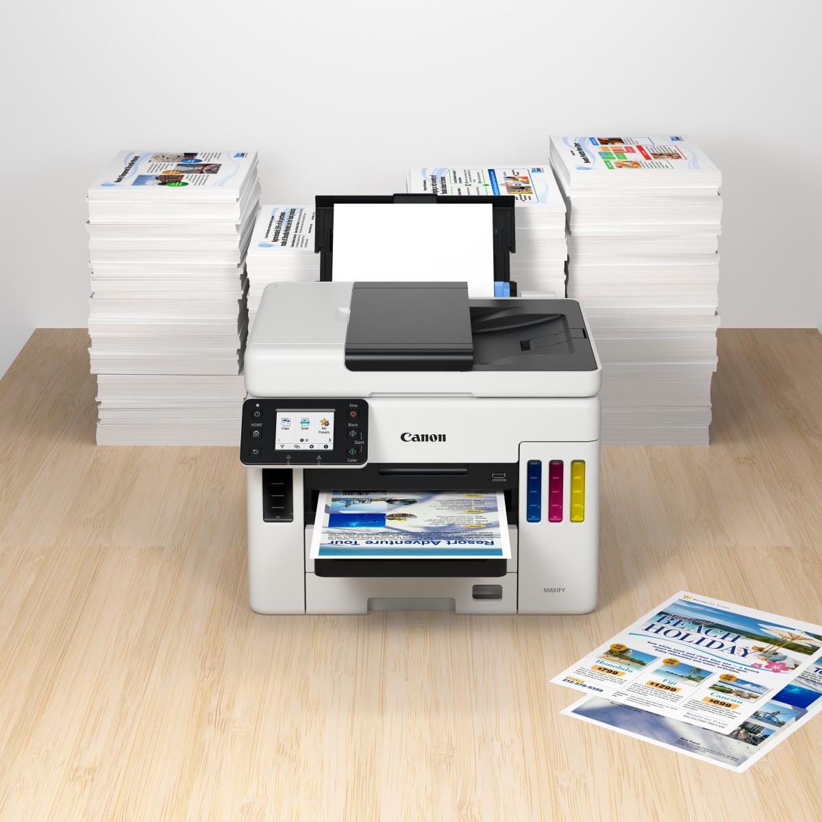 Maxify Gx7050 - Multifunction Printer - Inkjet - A4 - USB/ Wi-Fi - White