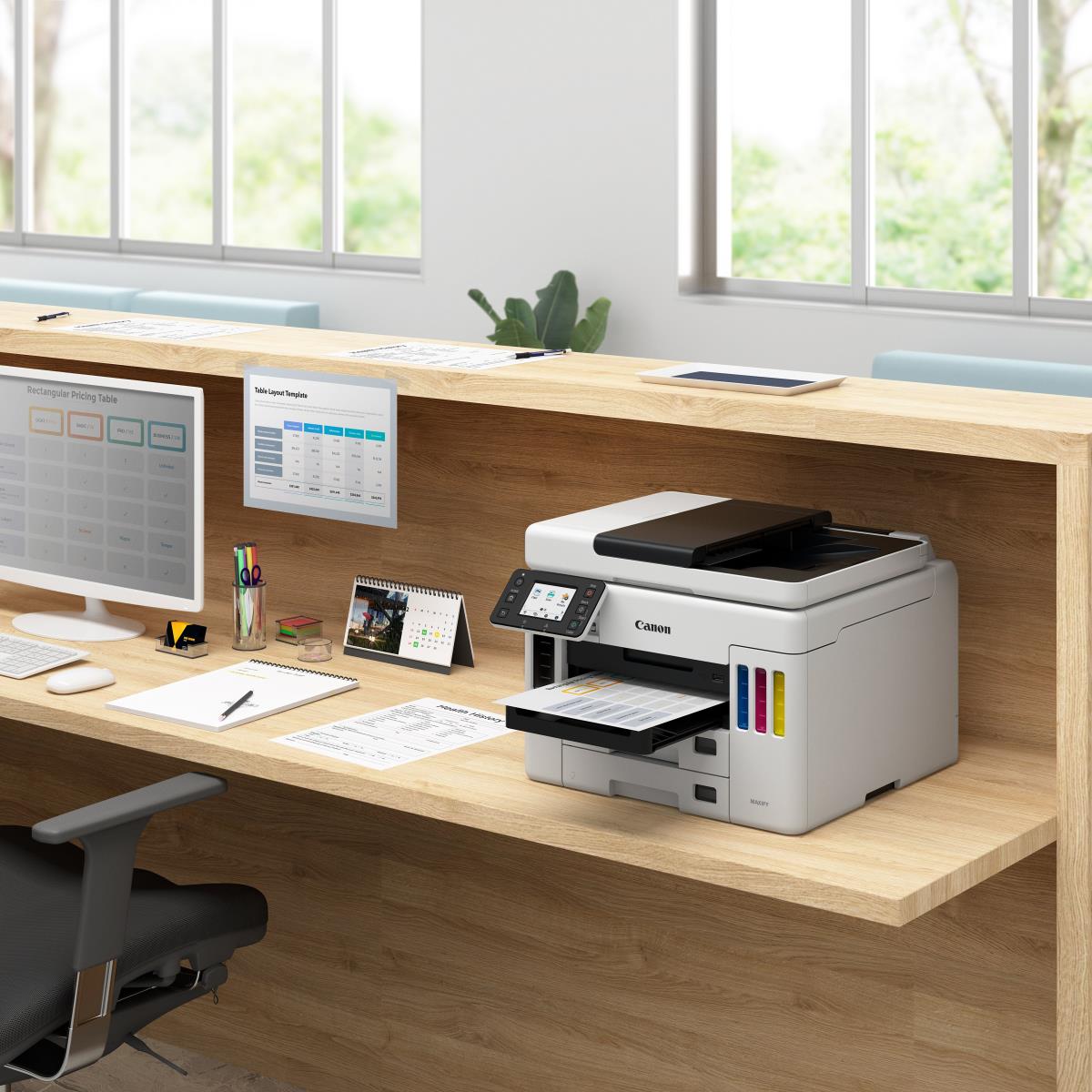 Maxify Gx7050 - Multifunction Printer - Inkjet - A4 - USB/ Wi-Fi - White