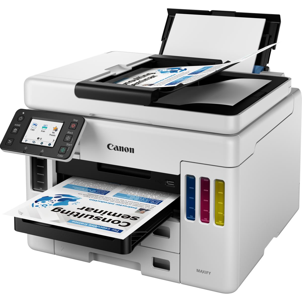 Maxify Gx7050 - Multifunction Printer - Inkjet - A4 - USB/ Wi-Fi - White