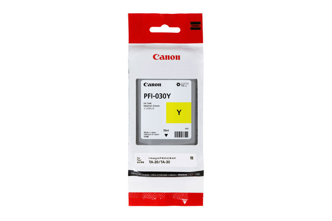 Ink Cartridge - Pfi-030 - Standard Capacity 55ml - Yellow