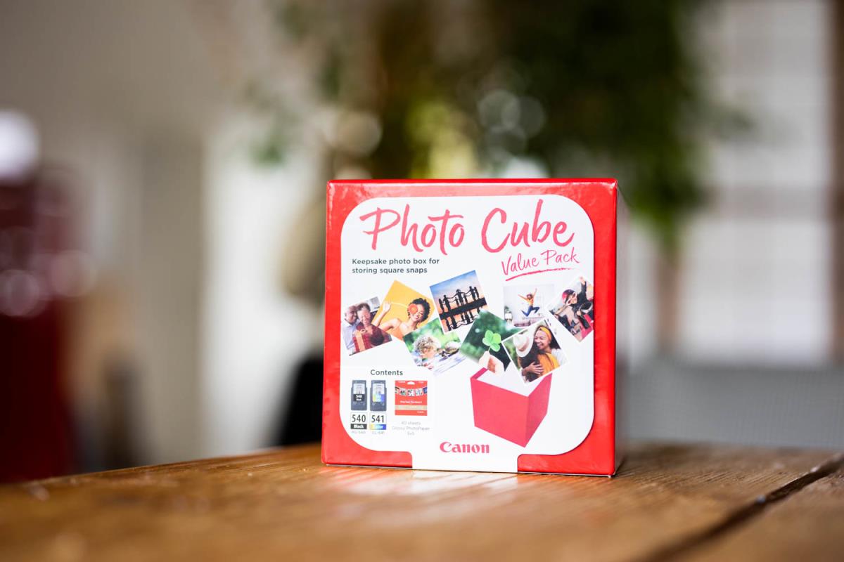 Pg-540/cl-541 Photo Cube Value Pack 5x5 Phot Paper(pp-201 40sheets) + Black Colour Cartridges