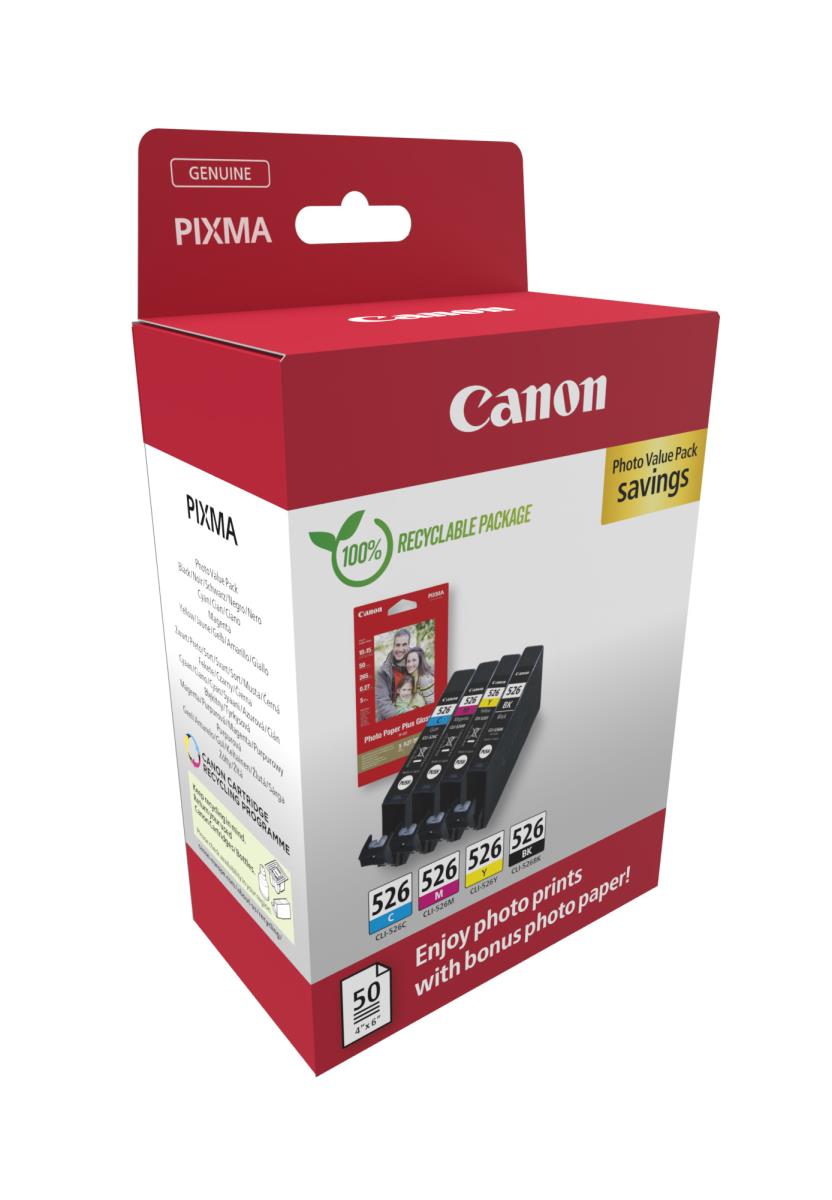 Ink Cartridge - cli-526 Bk/c/m/y Photo Value